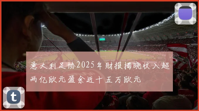 意大利足协2025年财报揭晓收入超两亿欧元盈余近十五万欧元